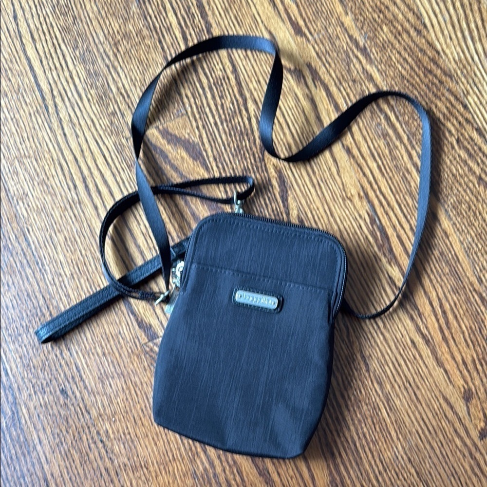 Baggallini Women’s Charcoal Crossbody Security Travel Bag